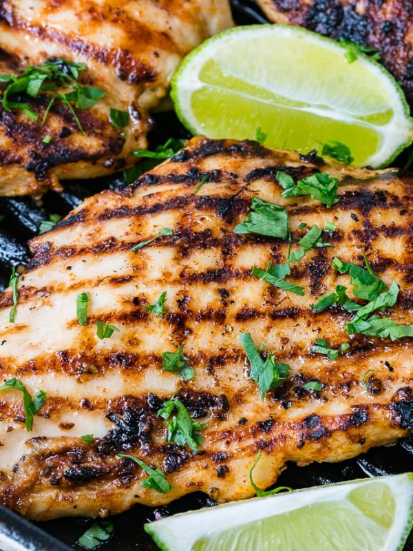 Grilled Taco + Lime Chicken for Tacos Recipe