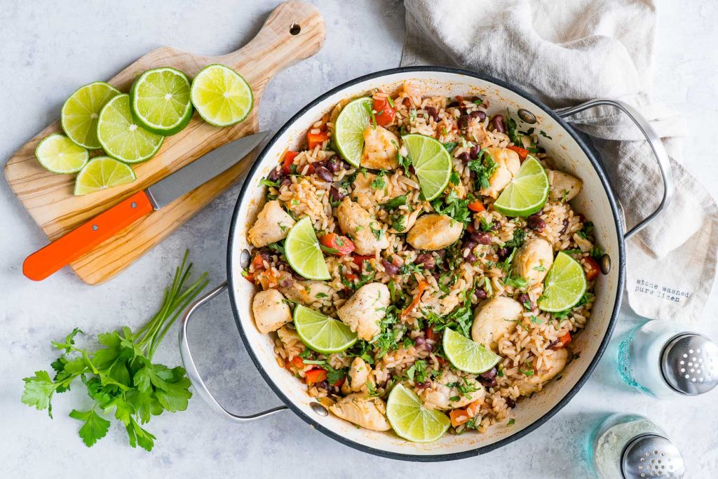 Best Skillet Cilantro Lime Chicken And Rice Meal
