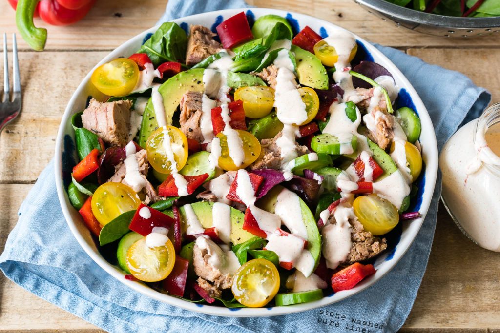 Tuna Salad Chipotle Dressing Recipe Instructions