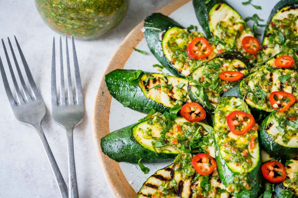 Fresh Grilled Zucchini with Chimichurri Cooking Guide