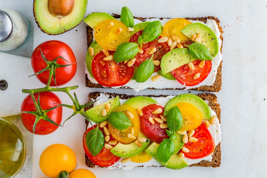 CleanFoodCrush Avocado + Heirloom Tomato Toast