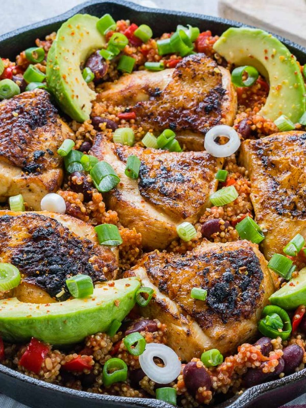 CleanFoodCrush Spicy Mexican Chicken + Quinoa