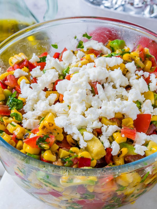 Delicious Grilled Sweetcorn Salsa