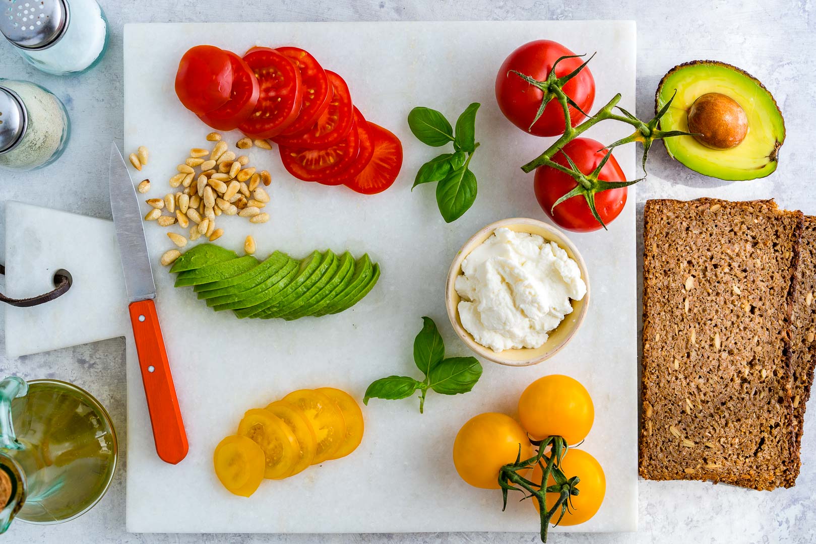 Eat Clean Avocado + Heirloom Tomato Toast Recipe