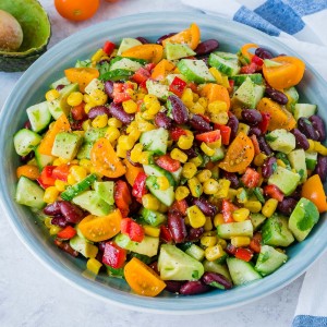 Eat Clean Quick Sweet + Spicy Summer Salad