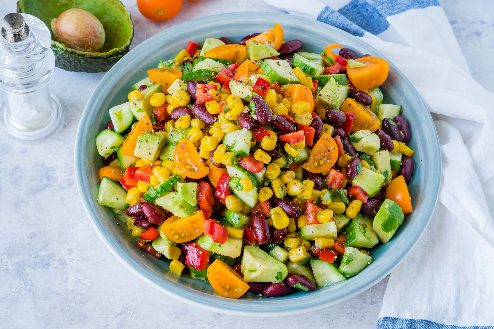 Eat Clean Quick Sweet + Spicy Summer Salad