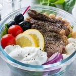 Mediterranean Steak Salad Bowls CleanFoodCrush