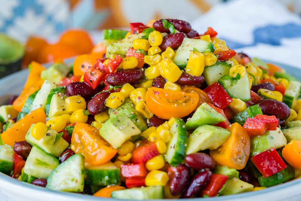 Clean and Easy Sweet Spicy Summer Salad