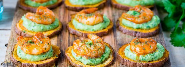 Spicy Shrimp Guacamole Crisps