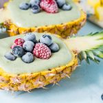 Tropical Smoothie Bowls with Spirulina CleanFoodCrush