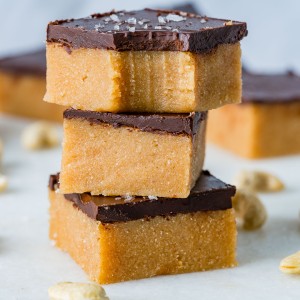 Chocolate Cashew Butter Bars