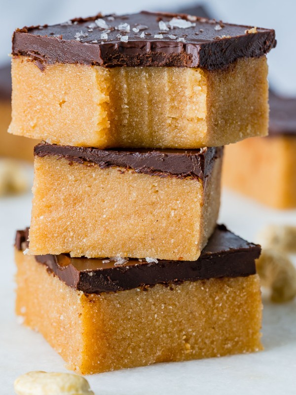 Chocolate Cashew Butter Bars