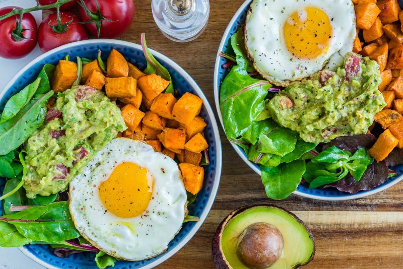 Clean Eating Guacamole, Egg + Sweet Potato Breakfast Bowls! | Clean ...