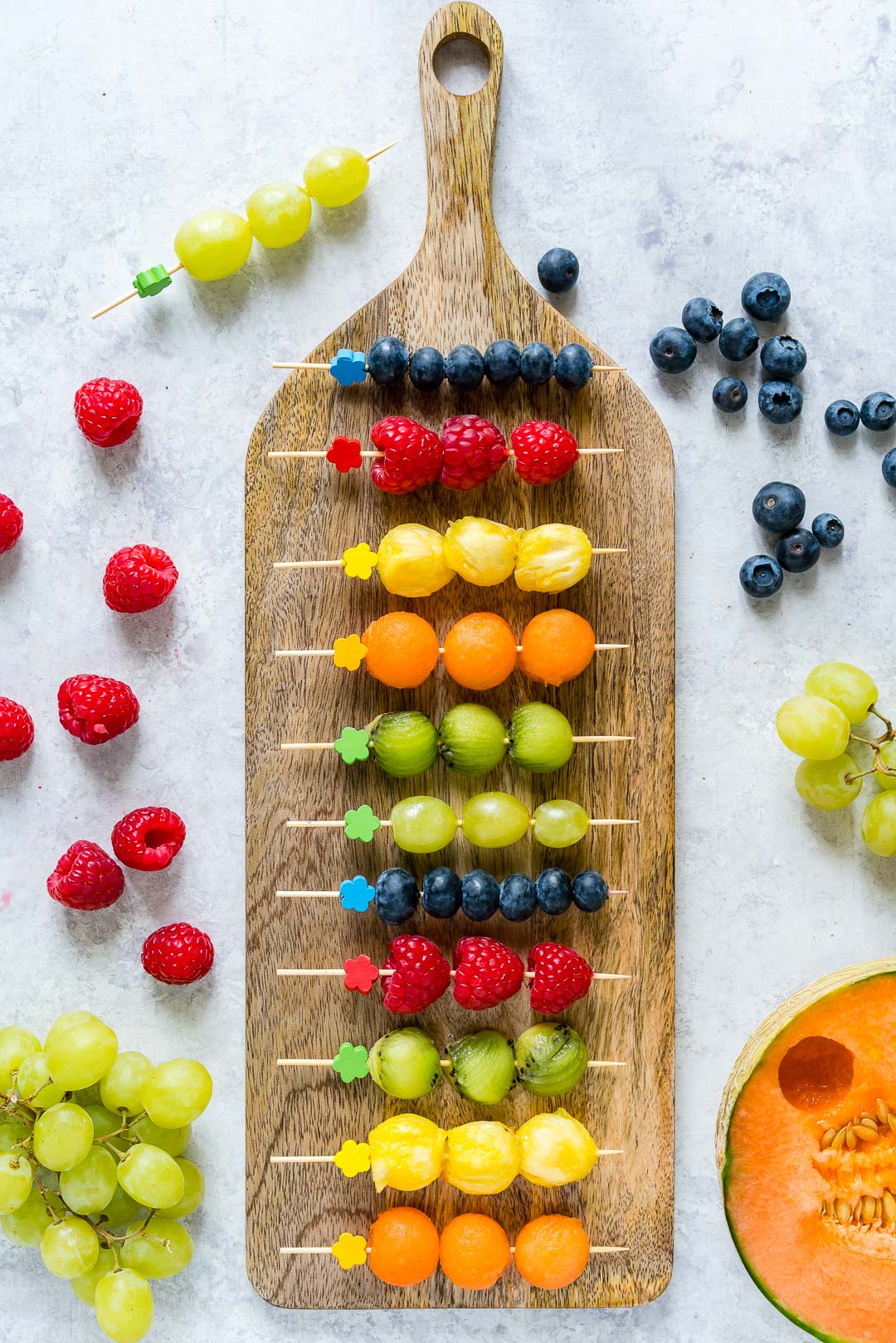 Clean Food Fruit Kebobs