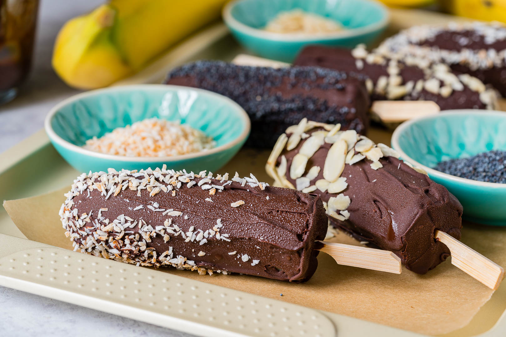 Frozen Banana Pops are Creative and Fun to Make! Clean Food Crush