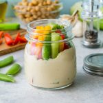 CleanFoodCrush Hummus + Crunchy Veggies Snack Jars