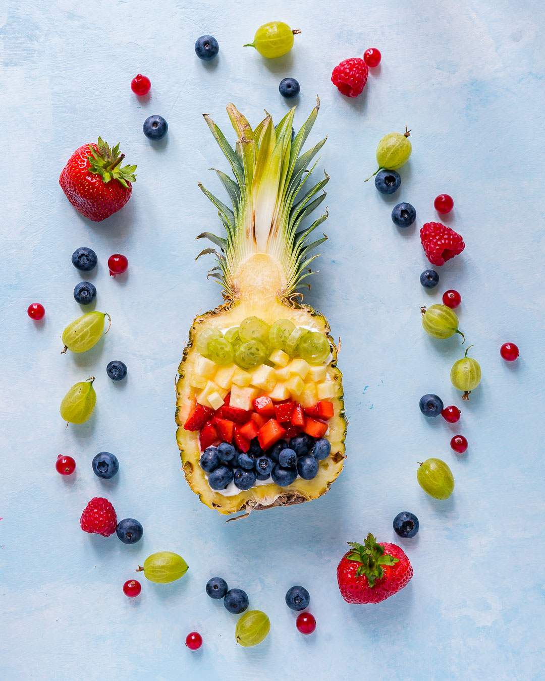 Super Creative Pineapple Breakfast Bowls for Clean Mornings! Clean