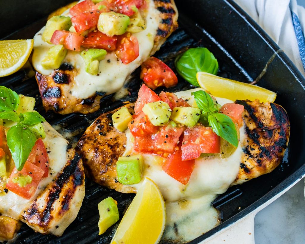 Eat Clean Avocado Salsa Grilled Chicken Recipe