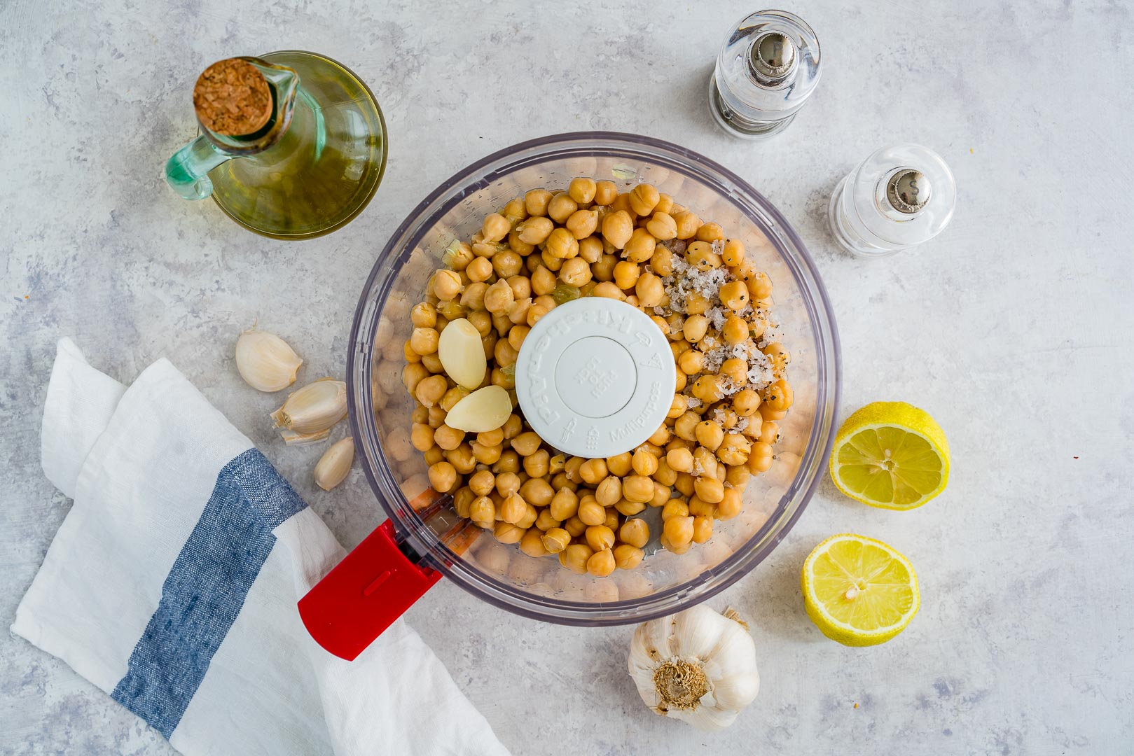 Eat Clean with this Fresh Hummus Salad! Clean Food Crush