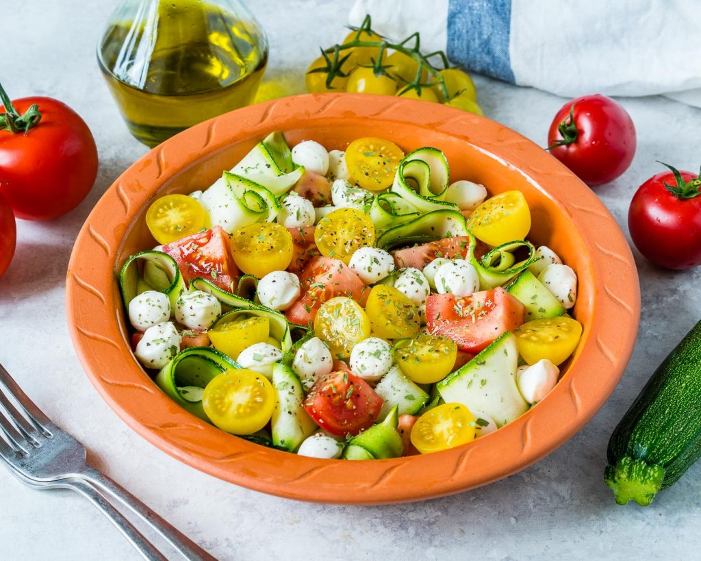 Fresh Summertime Zucchini Caprese Recipe