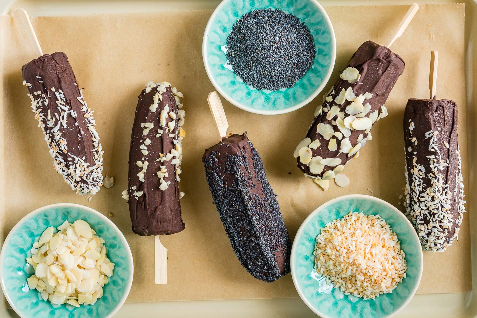 Frozen Banana Pops Ingredients