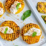 Grilled Pineapple with Ricotta + Honey