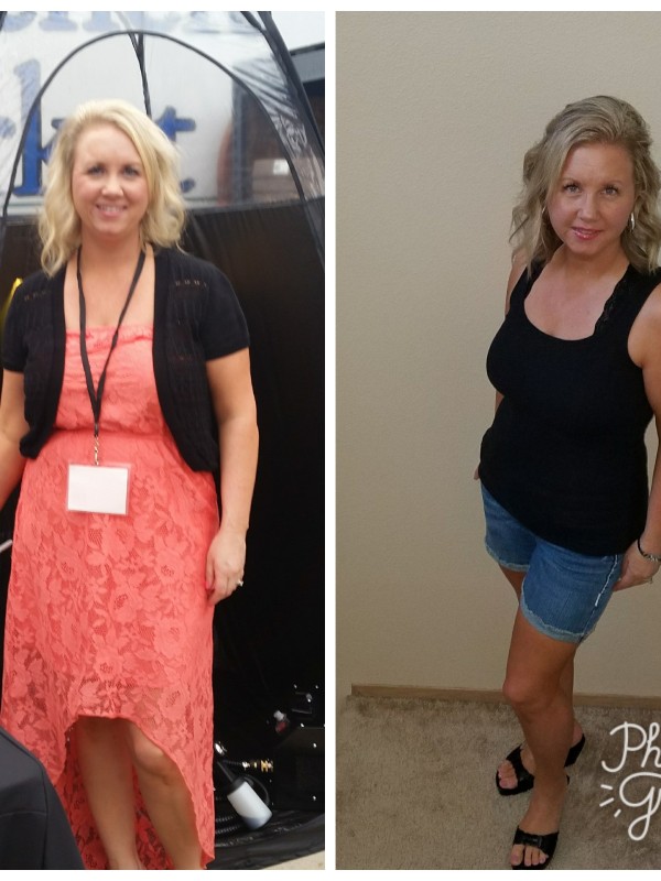 Heidi's transformation before and after weight loss