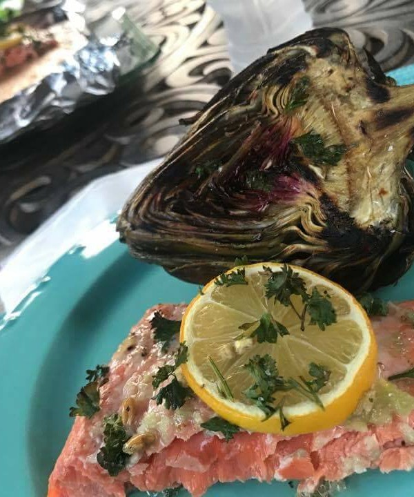 Honey Lemon Garlic Salmon on the Grill! Recipe