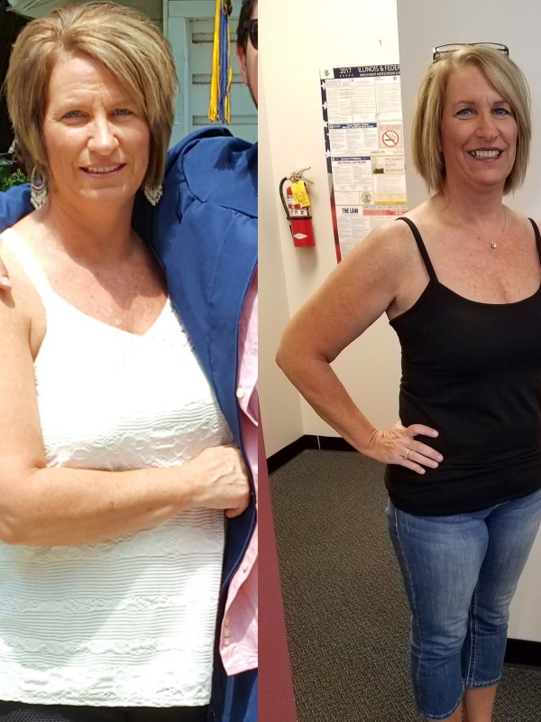 Clean Eating before and after transformation