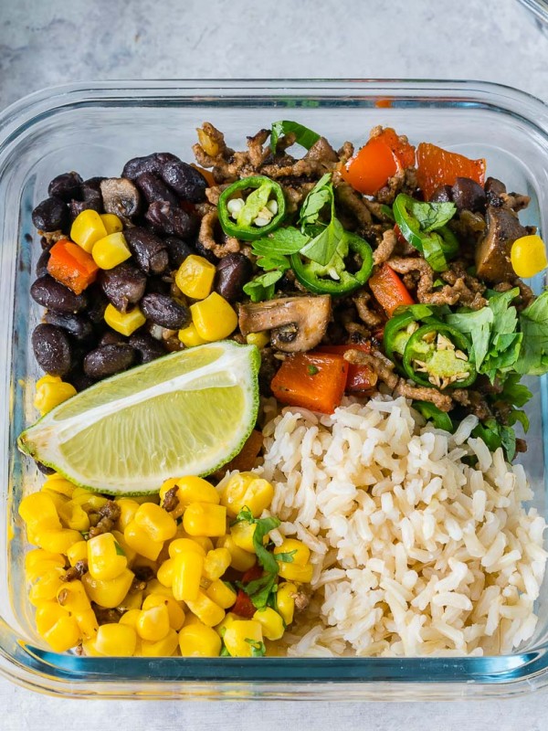 Meal-Prep Spicy Beef Taco Skillet CleanFoodCrush