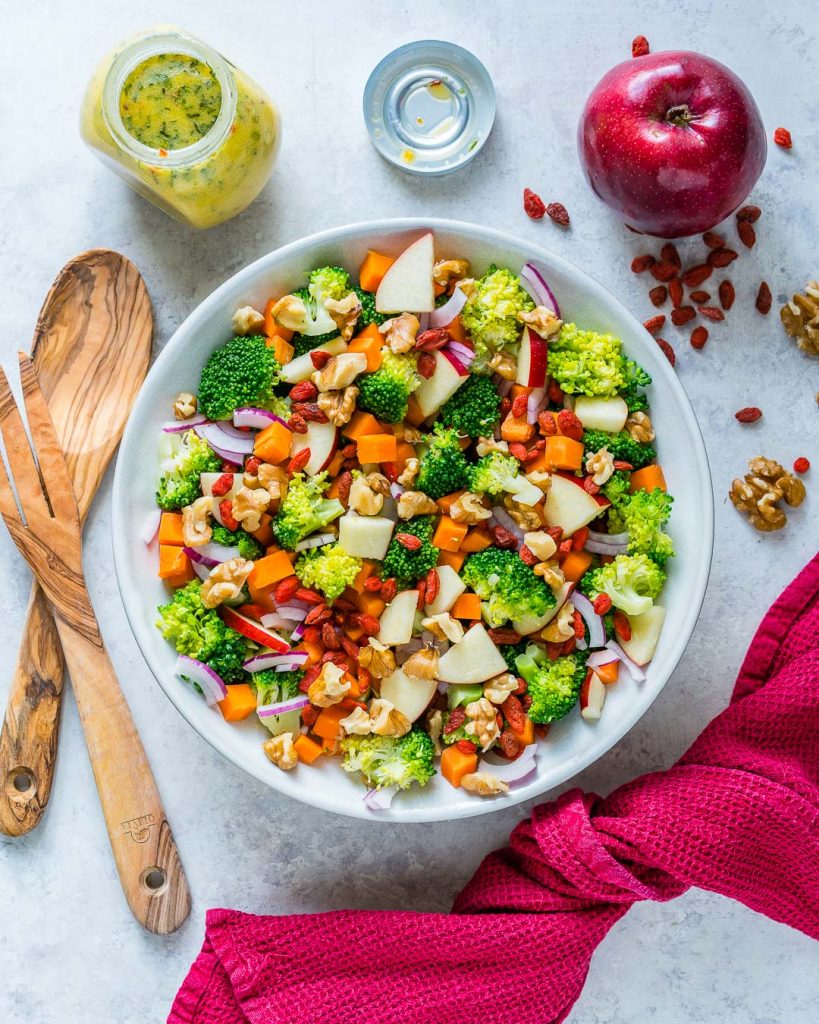 Broccoli Crisp Apple Salad Recipe