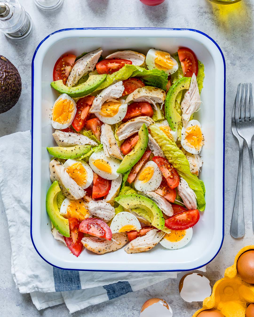 This Chicken Avocado + Egg Salad is ALL the Good Protein + Fat for