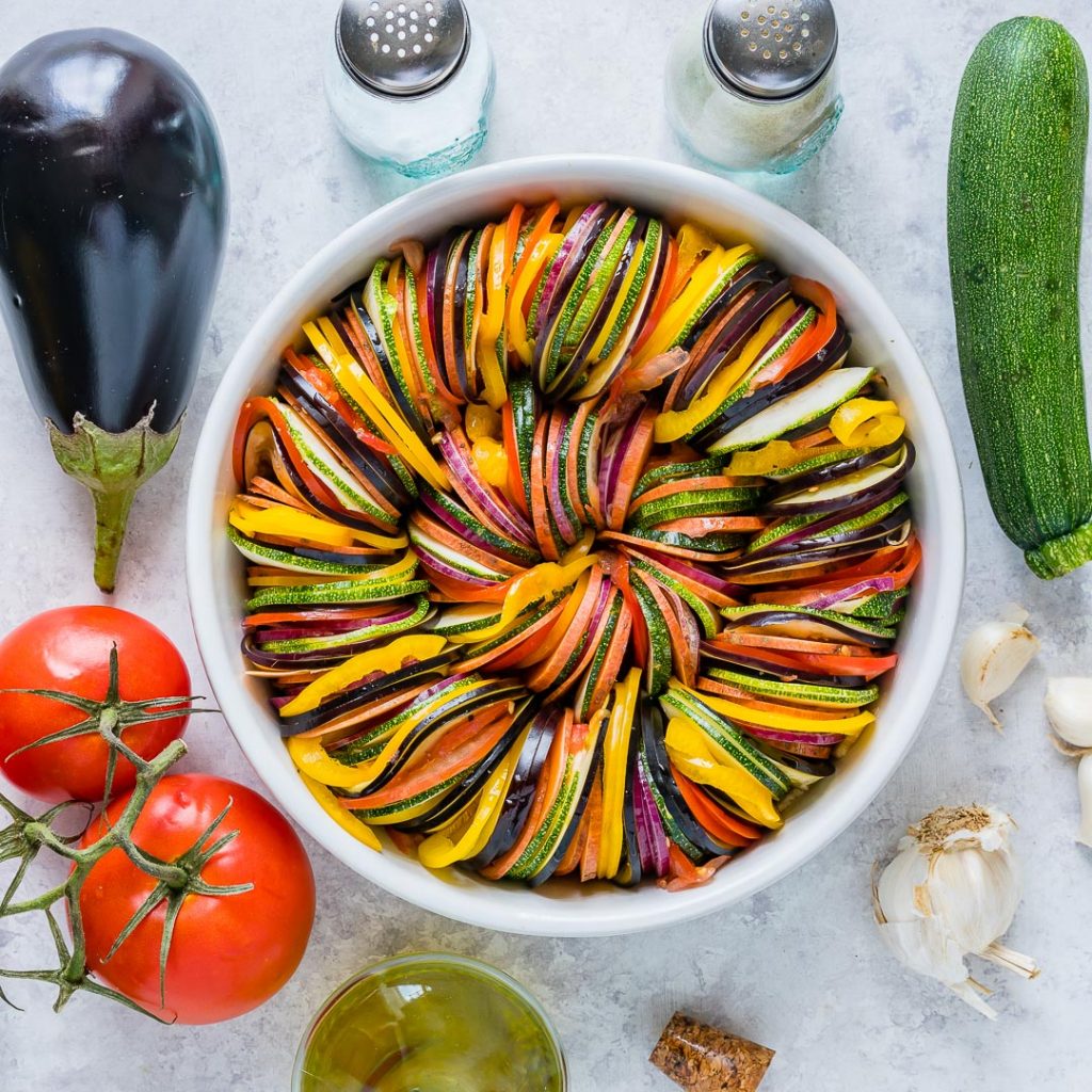 Classic Summertime Ratatouille is a Simple + Impressive Clean Eating Dish! | Clean Food Crush