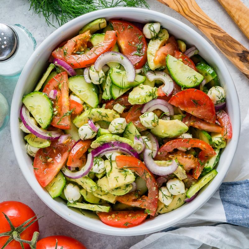 The Best Ever Fresh Summertime Italian Chopped Salad Clean Food Crush