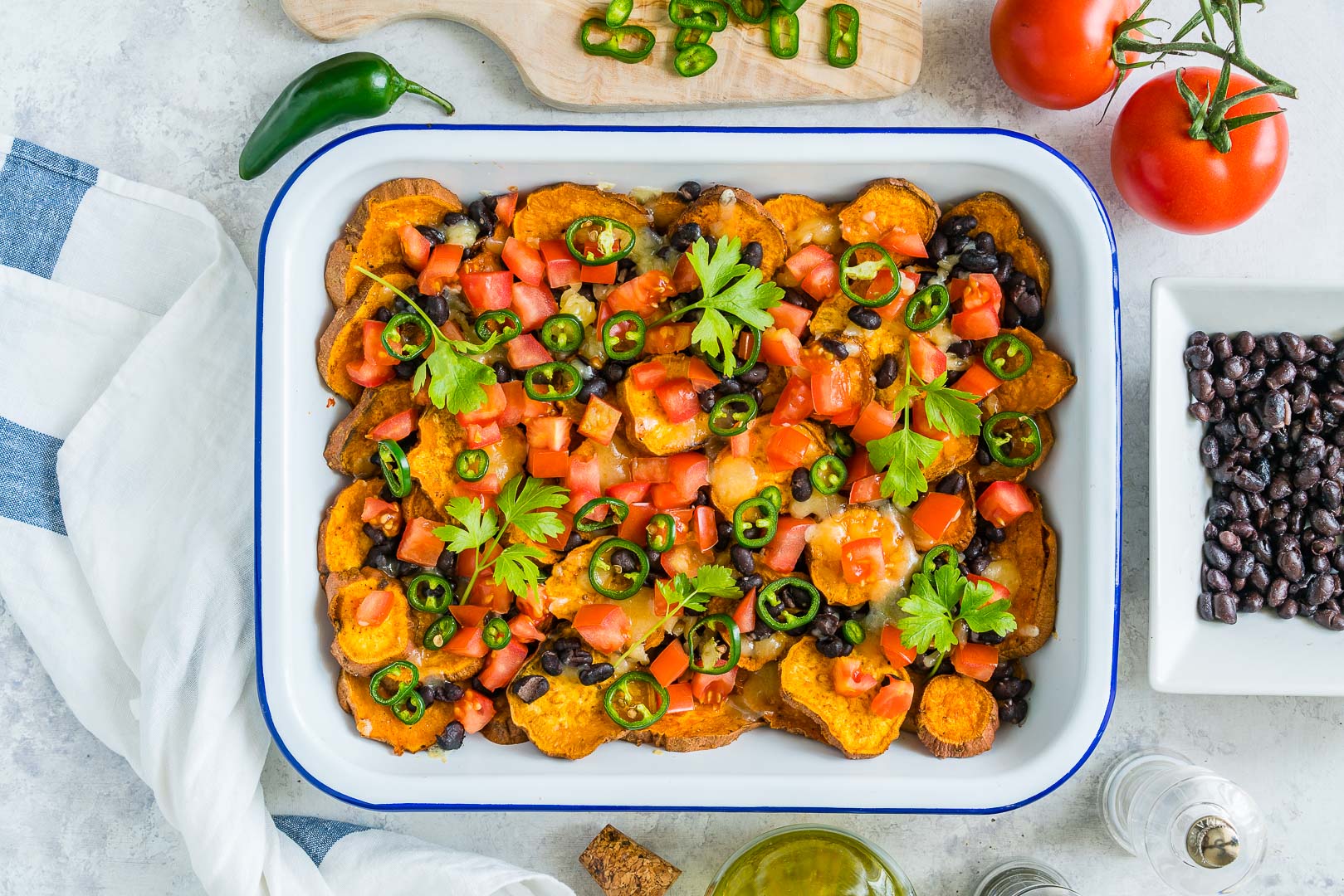 Everyone LOVES these Delicious Loaded Sweet Potato Nachos! | Clean Food ...