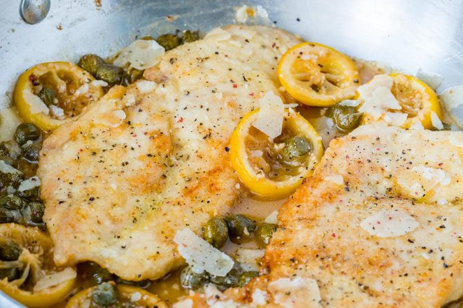 One Pan Chicken Piccata is the PERFECT Dinner Date Recipe! | Clean Food ...