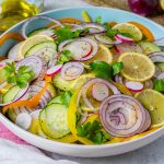 Clean Eating Sliced Summer Detox Salad