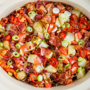 CleanFoodCrush Slow Cooker Loaded Potatoes
