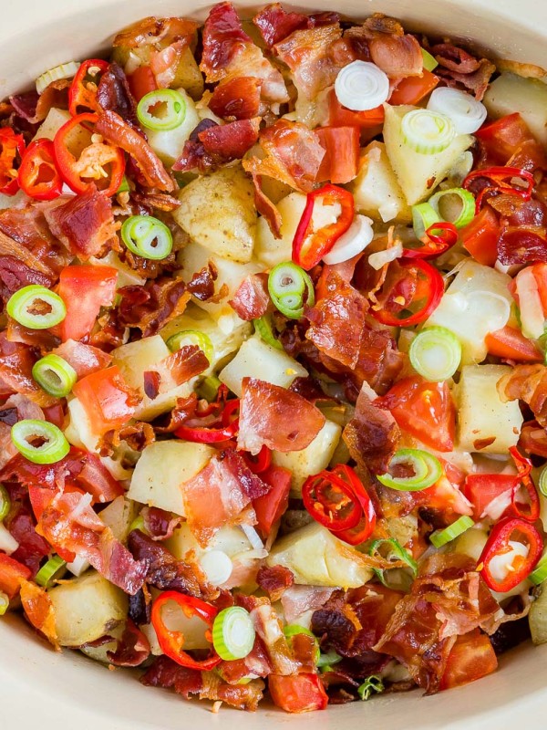 CleanFoodCrush Slow Cooker Loaded Potatoes