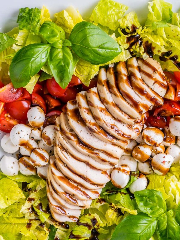 Eat Clean Chicken Caprese + Balsamic Dressing Recipe