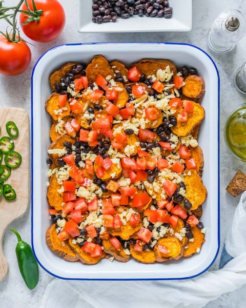 Everyone LOVES these Delicious Loaded Sweet Potato Nachos! | Clean Food ...