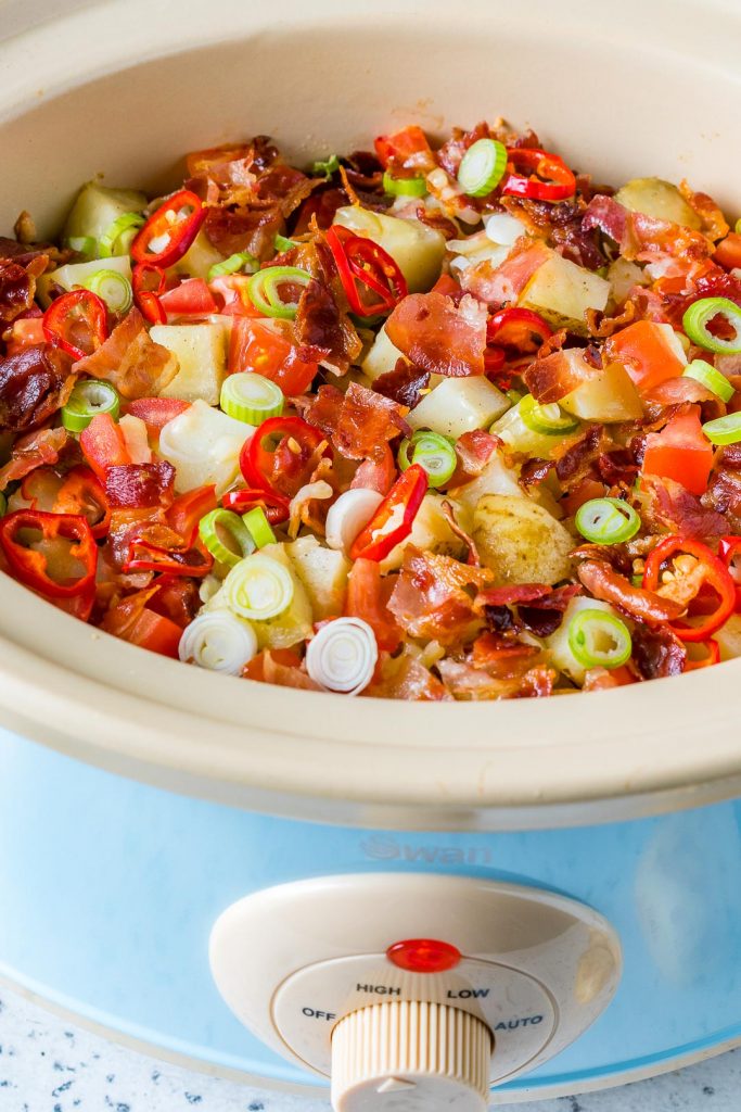 Try these Amazing Slow Cooker Loaded Potatoes! Clean Food Crush
