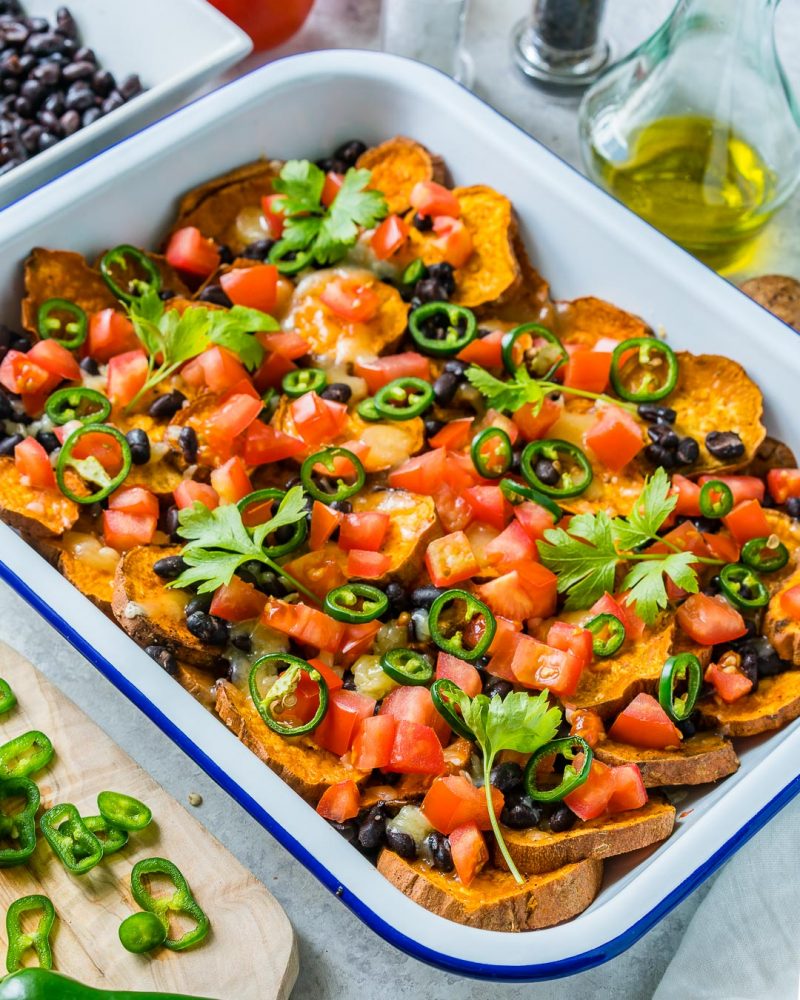 Everyone LOVES these Delicious Loaded Sweet Potato Nachos! | Clean Food ...