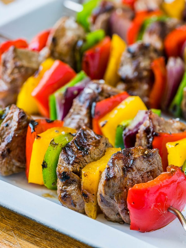 CleadFoodCrush Fajita Steak Skewers Recipe