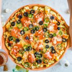 Healthy Cauliflower Pizza Bake