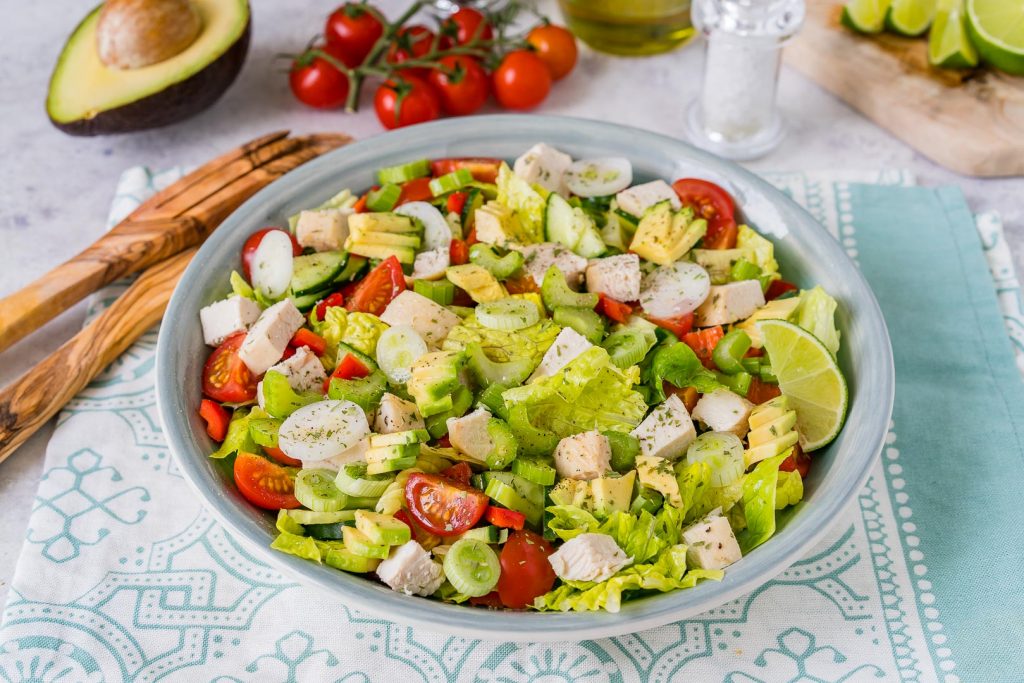 Healthy Chop Chop Chicken Salad Instructions