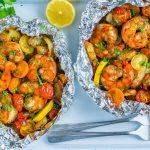 Clean Food Honey Garlic Shrimp Packets Recipe