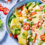 Thai Cucumber + Mango Salad CleanFoodCrush