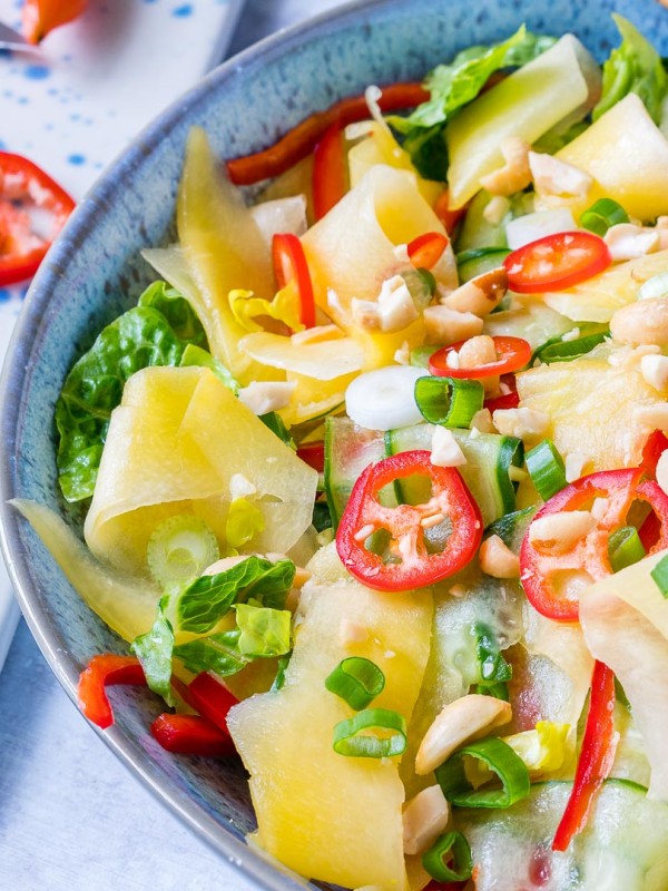 Thai Cucumber + Mango Salad CleanFoodCrush