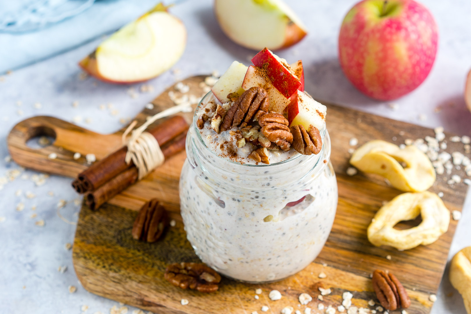 Apple Pie Overnight Oats Clean Eating